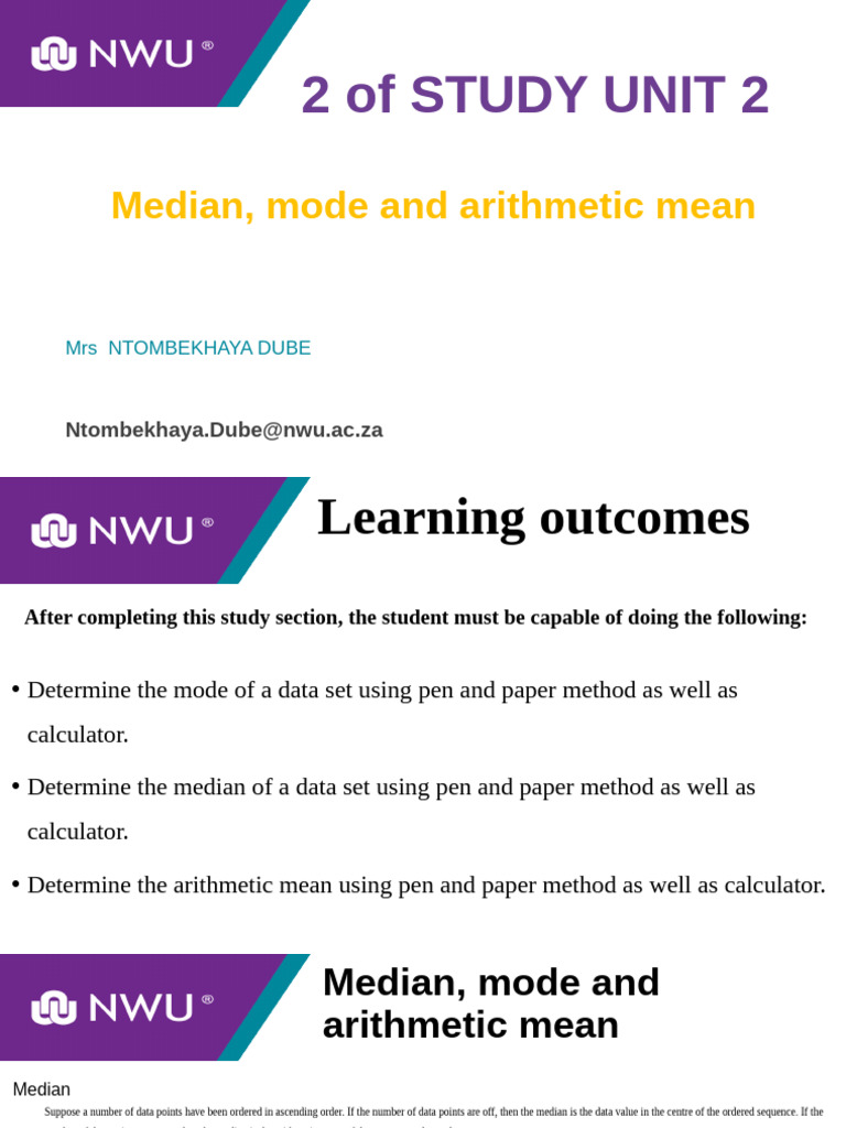 Study Unit 2,2 | PDF