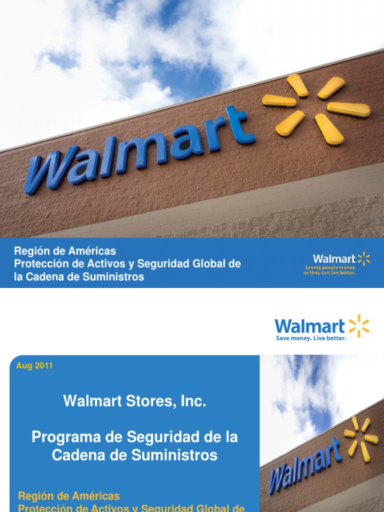 SCS Supplier Training Presentation Spanish PDF Walmart Industrias