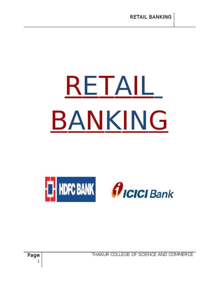 Overview of Retail Banking in India | PDF | Banks | Credit (Finance)