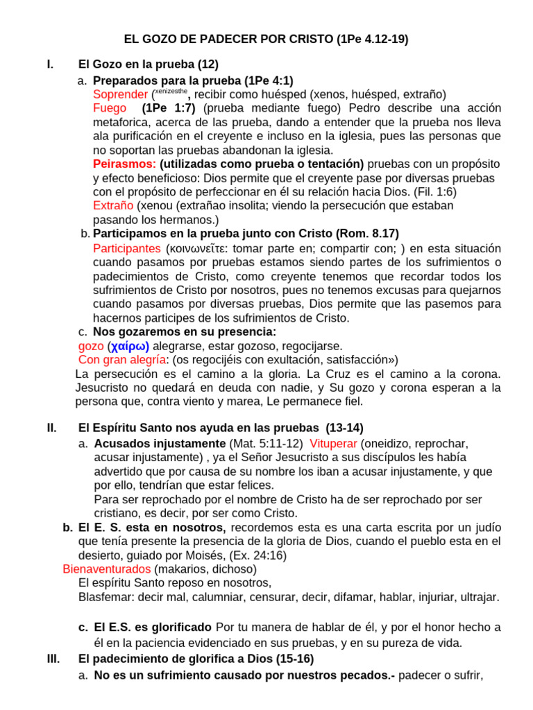 Gozo y Padecimiento en Cristo | PDF | Cristo (título) | Dios