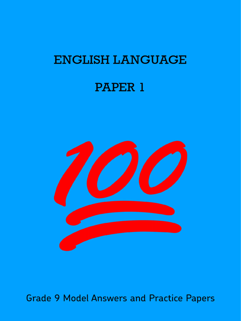 English Language Paper 1 Revision Guide With 1 Practice Paper | PDF ...