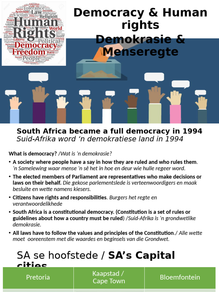 Democracy and Human Rights | PDF | Governance | Forms Of Government