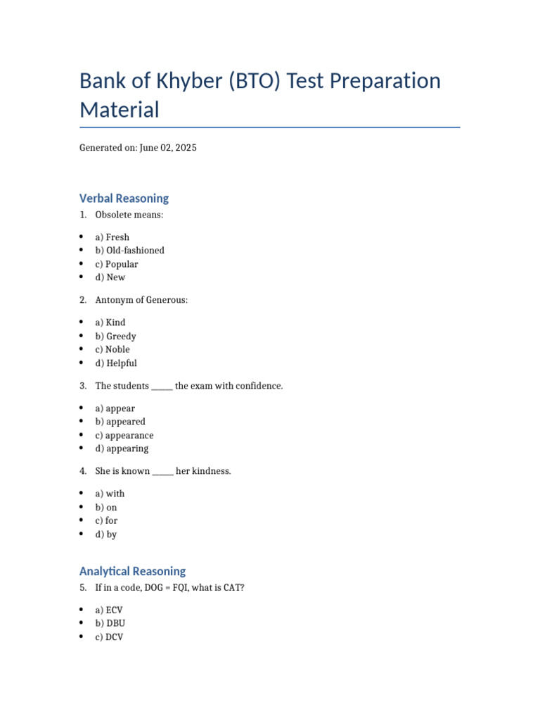 BOK BTO Test Prep Guide | PDF | Gross Domestic Product | Economies