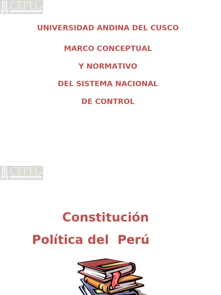 Marco Normativo del Control Gubernamental | PDF | Auditoría ...
