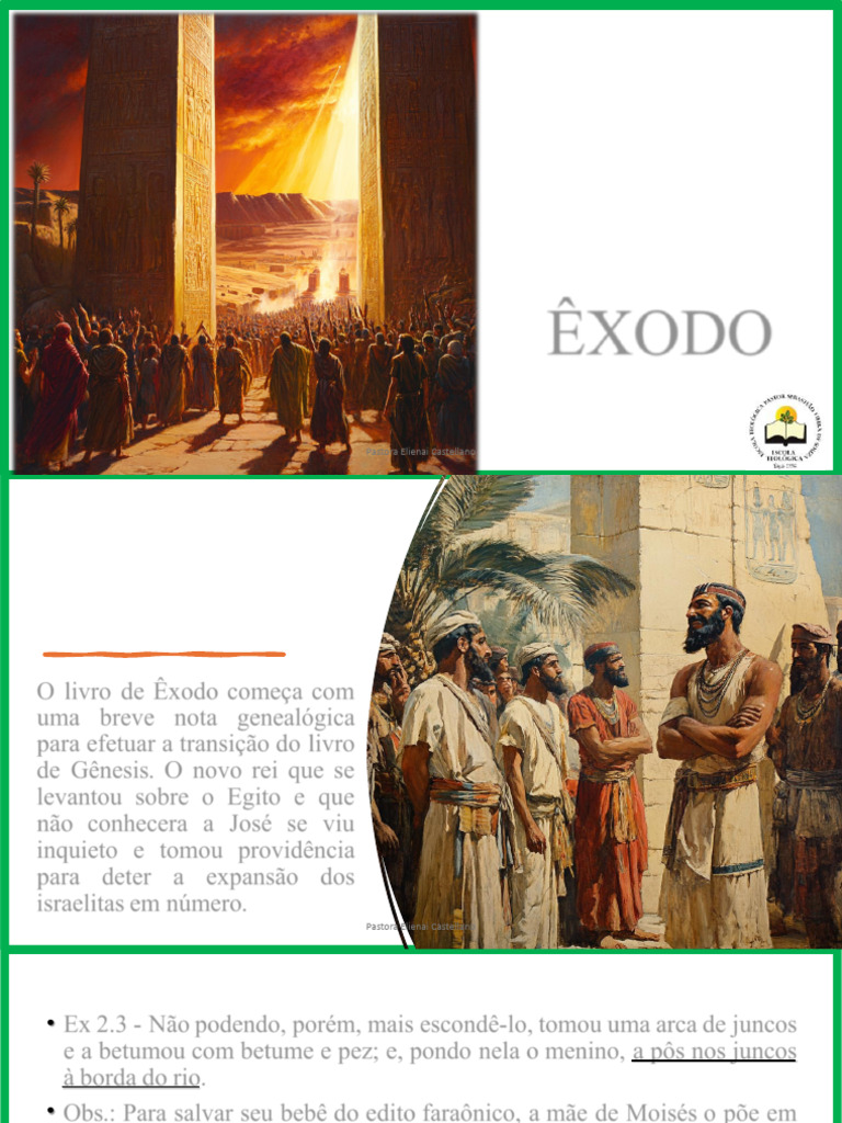 Êxodo: Libertação de Israel e Mandamentos | PDF | Livro do Êxodo | Moisés