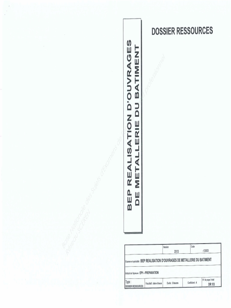 Dossier Ressources EP1 | PDF