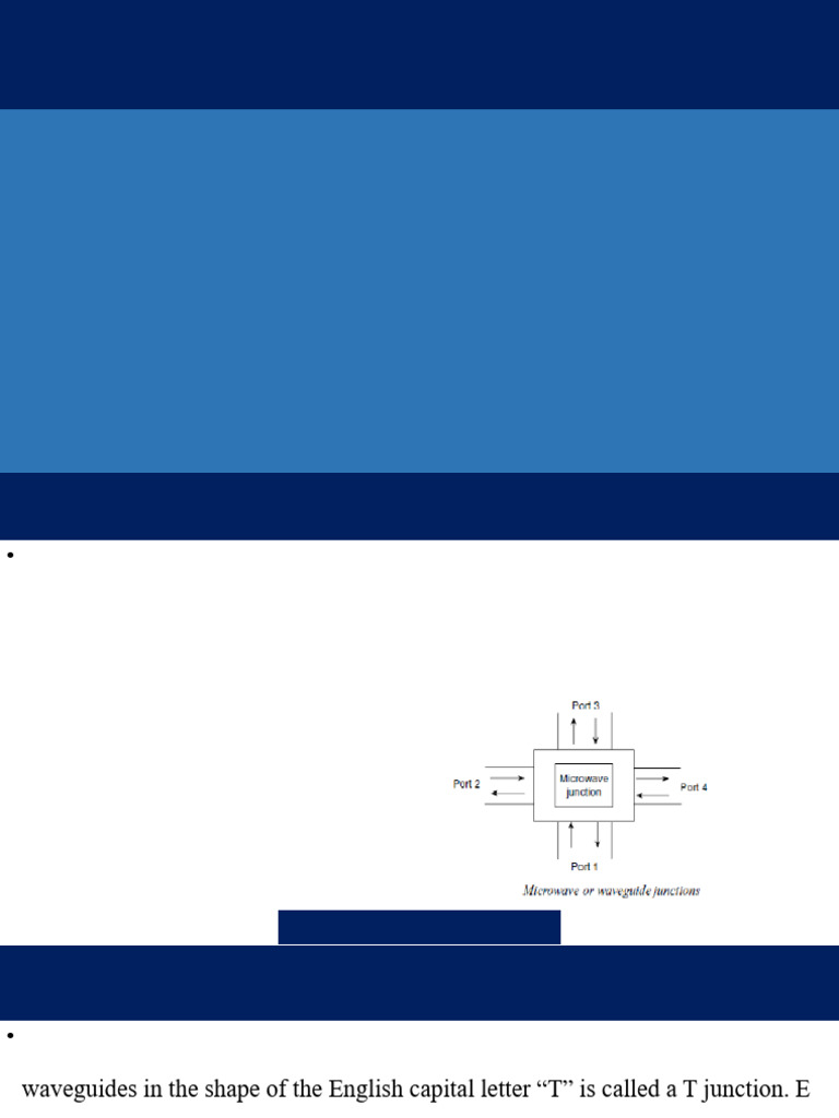 H-Plane Tee S-Matrix Analysis | PDF | Transmission Line | Waveguide