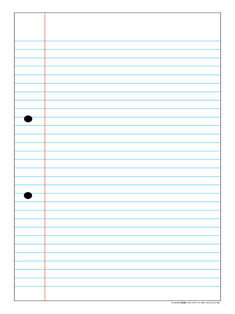 Lined Paper | PDF
