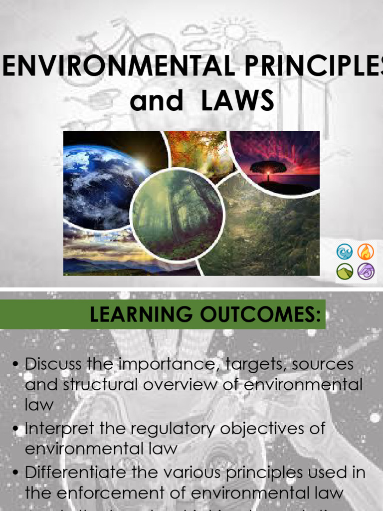 Environmental Law Principles Overview | PDF | Environmental Law | Waste ...