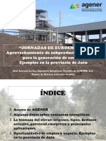 Ejemplos de Aprovechamiento Energético de La Biomasa Del Olivar. Nuevas Actividades Productivas y Generación de Empleo