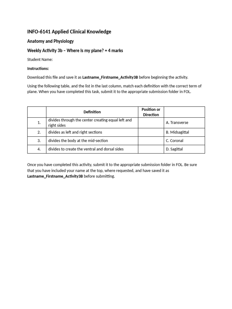 Weekly Activity 3b - WK 4 | PDF
