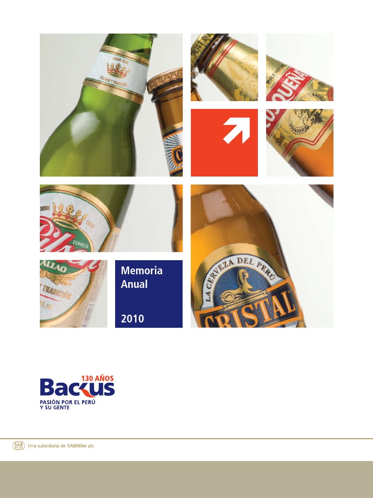Memoria Anual Backus 2010 | PDF | Euro | Perú