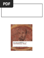 Ebooks PDF] download T T Clark Handbook to the Historical Paul T T ...