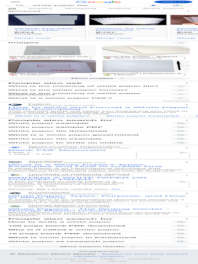 White Paper File - Google Search | PDF | Written Communication