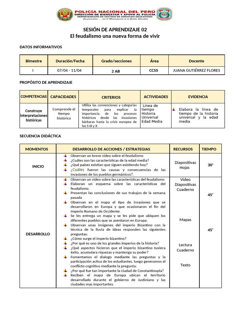 Sesión 02 CCSS 2 | PDF | Edades medias | imperio Bizantino