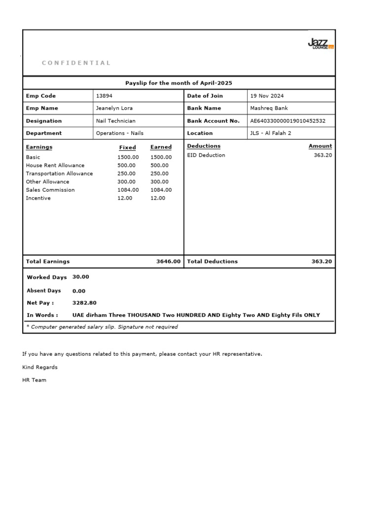 Payslip (13894) 1748592220201 | PDF