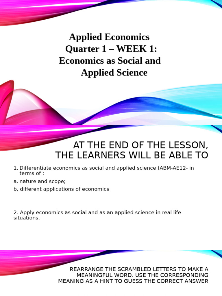 Understanding Economics as Science | PDF | Economics | Social Sciences