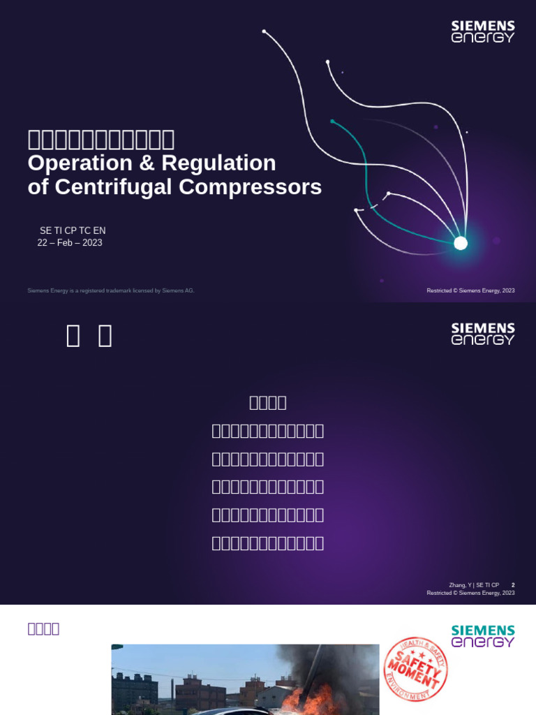 Operation & Regulation of Centrifugal Compressors | PDF