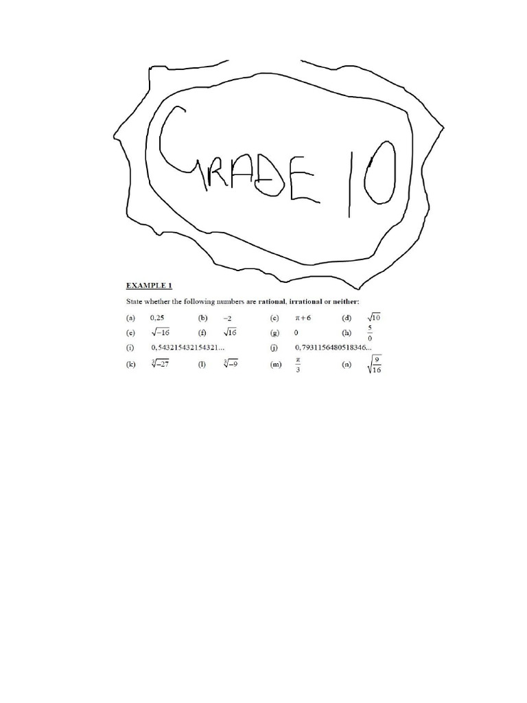 GRADE 10 - Between Which Two Consecutive Integers Do The Following ...