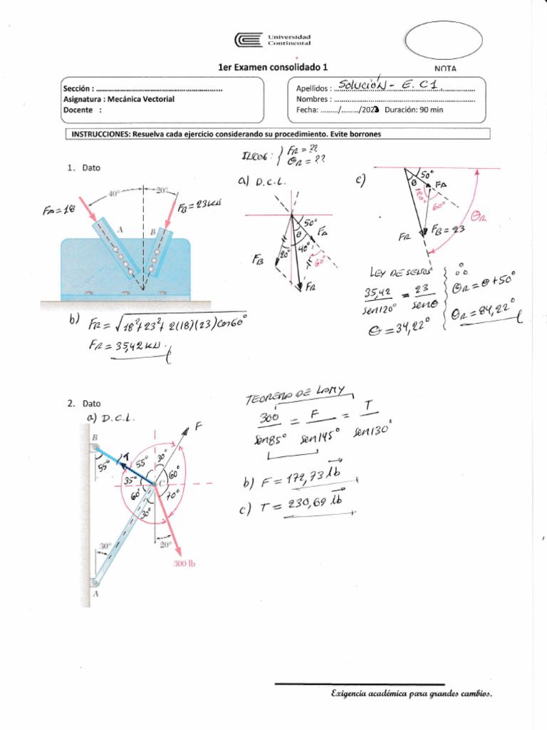 Solucion 1er E Consolidado 1 | PDF