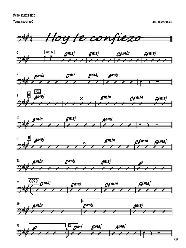 Hoy Te Confiezo | PDF