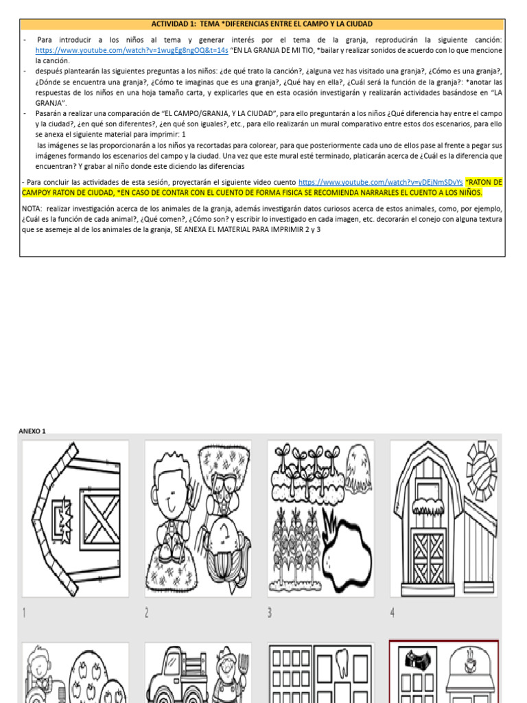 Actividades Interactivas en la Granja | PDF