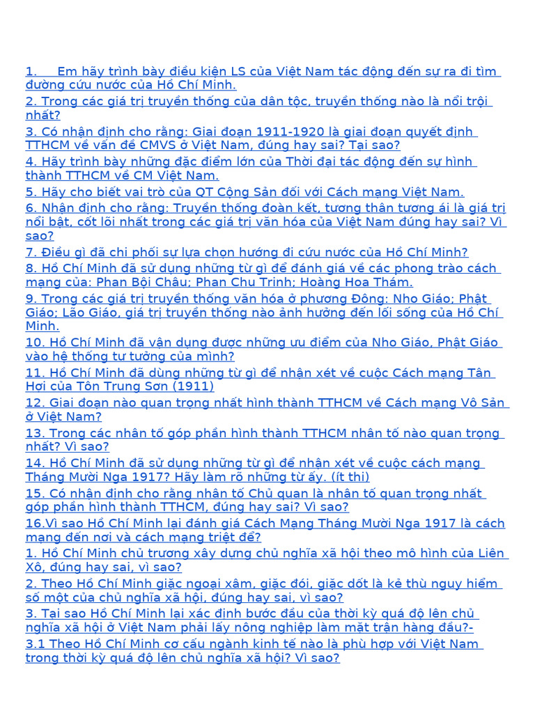 Ôn Thi TTHCM | PDF