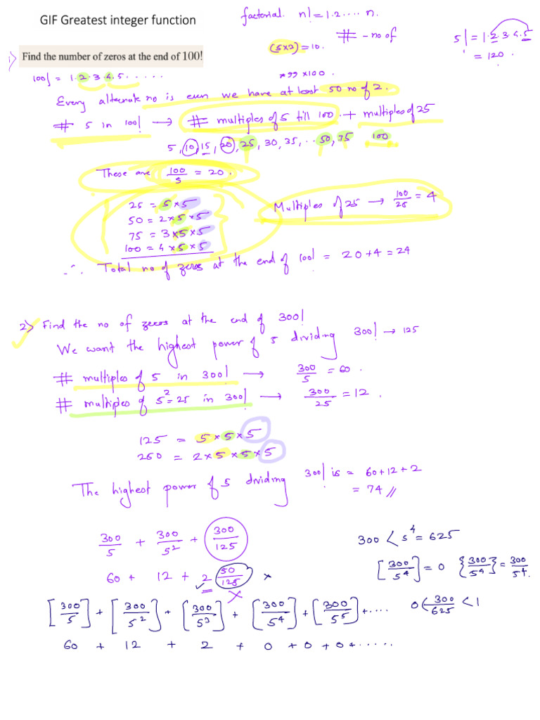 32 6th April Greatest Integer Function 2025 | PDF | Mathematical ...