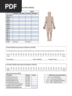 DAPSA Score Calculation for Psoriatic Arthritis | PDF | Self ...