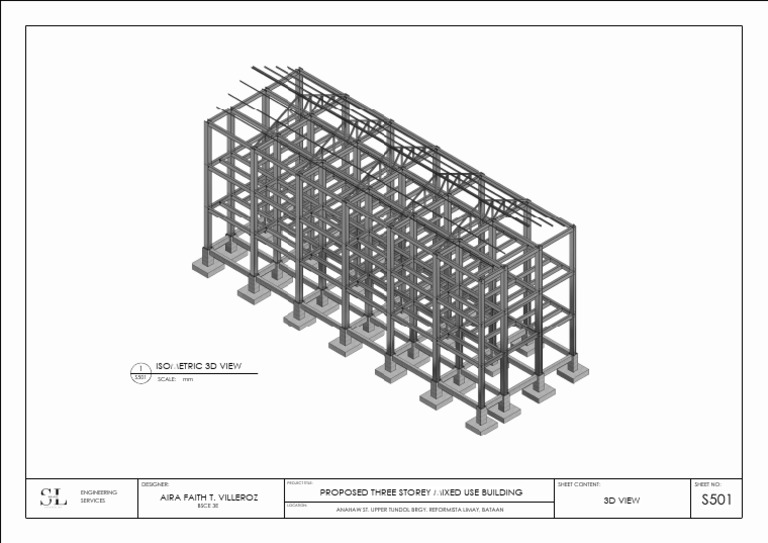 Proposed 3-Storey Mixed-Use Building | PDF