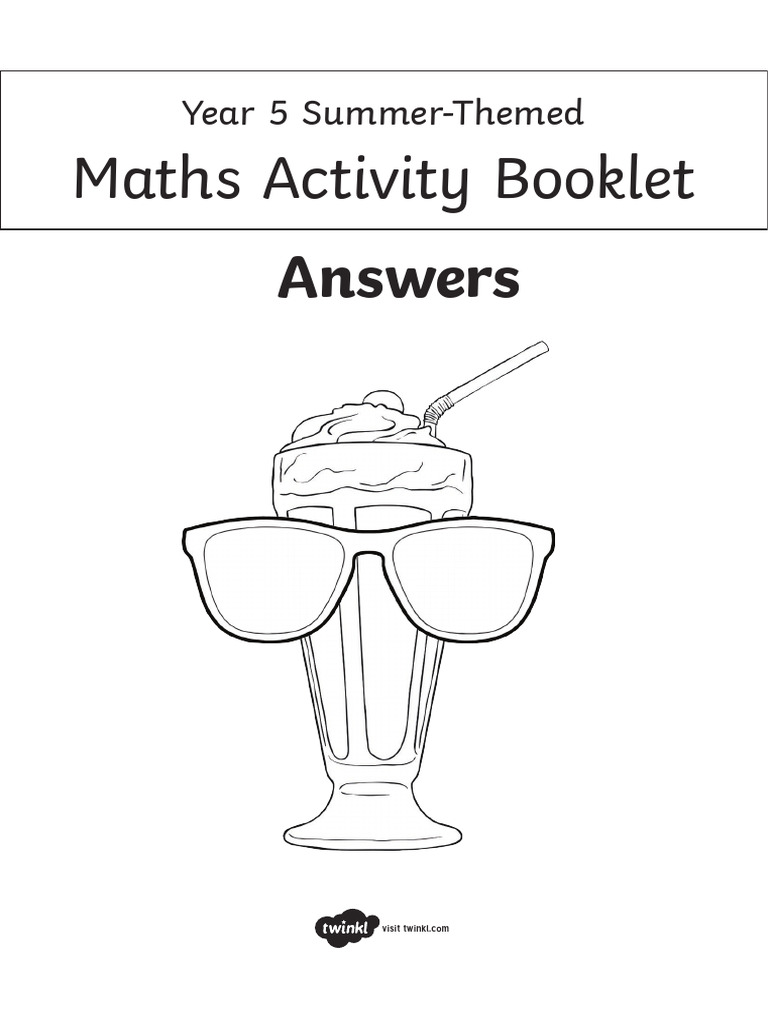 Year 5 Summer Maths Activity Booklet | PDF | Cartesian Coordinate ...