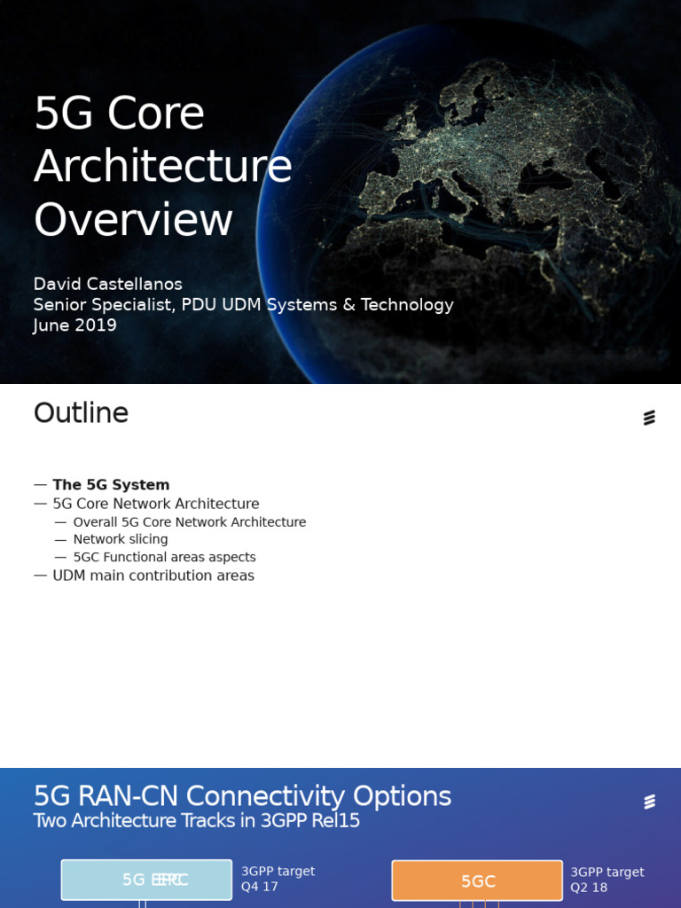 5G Core Network Architecture (June-19) | PDF | Ip Multimedia Subsystem ...