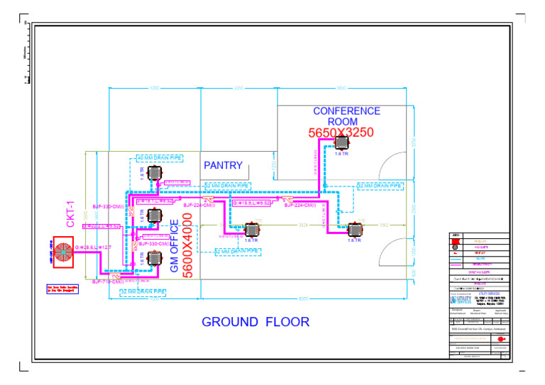 HVAC Layout Shop Drawing for CEL Campus | PDF | Civil Engineering ...