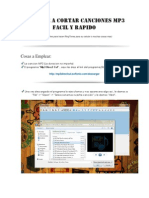 Aprende A Cortar Canciones MP3 Facil y Rapido