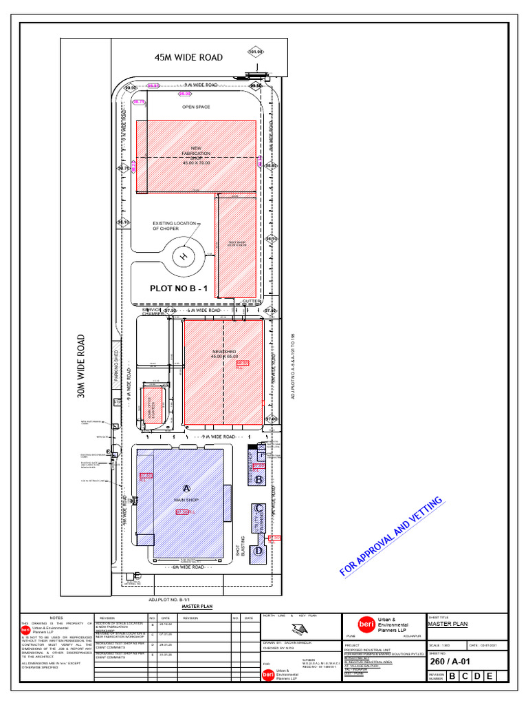Proposed Industrial Unit Master Plan | PDF