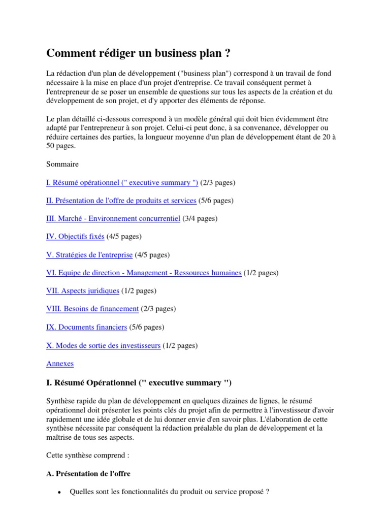 Project business plan image