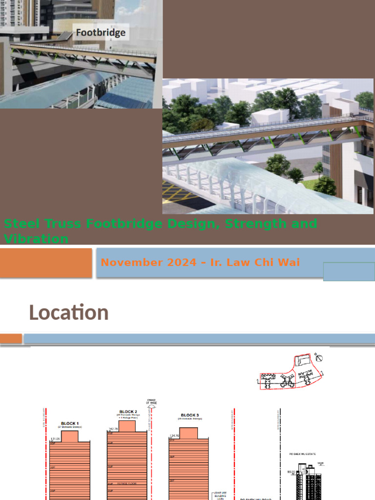 Footbridge Design 20241125A | PDF | Truss | Buckling