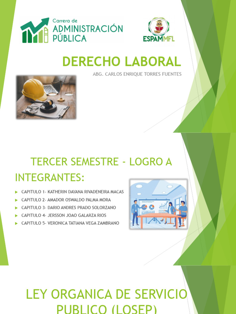 Presentación - Derecho Laboral | PDF