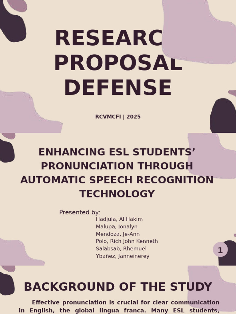 Enhancing Esl Speech | PDF | Speech Recognition | English As A Second ...