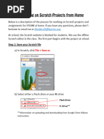 Saving and Opening Scratch Projects | PDF | Scratch (Programming ...
