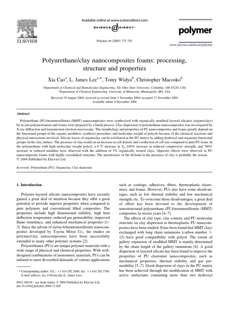 Pu Clay Foam Macosko | PDF
