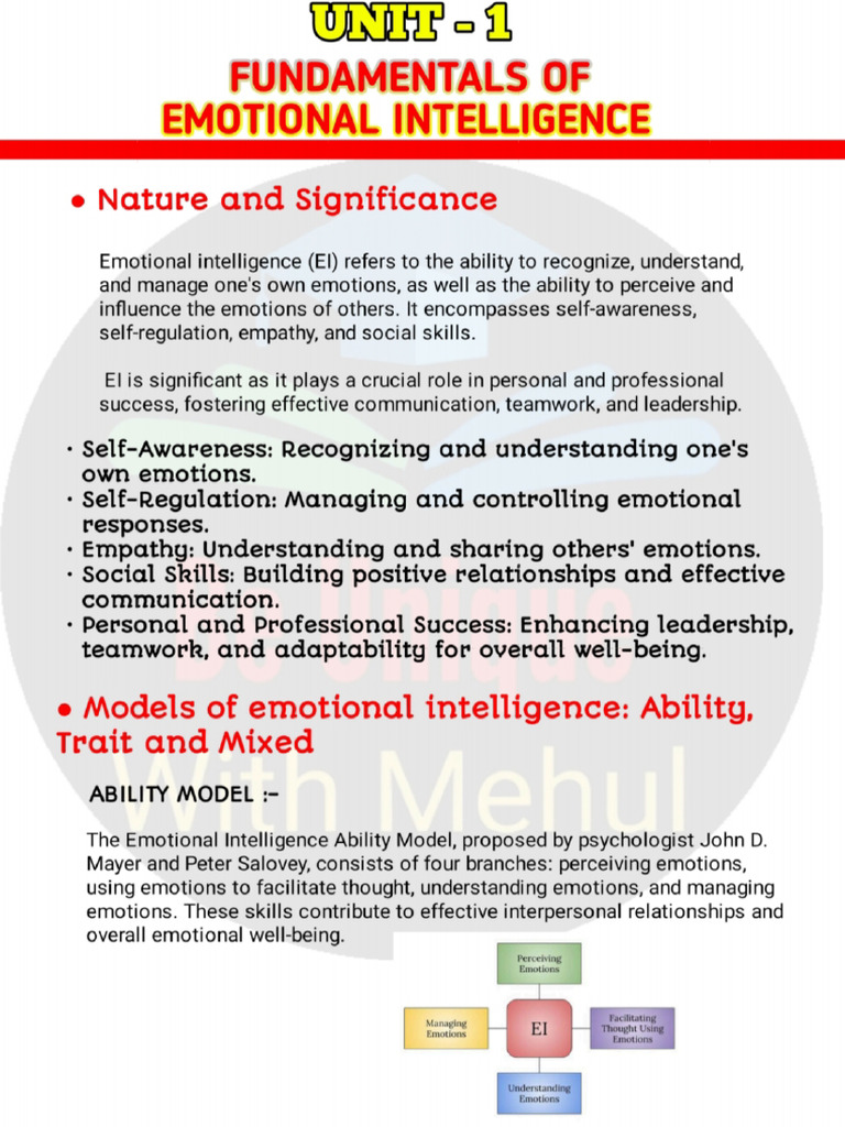 Ei Psychology | PDF