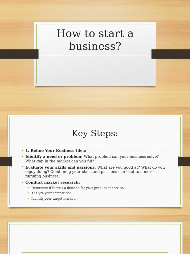 Essential Steps to Start a Business | PDF | Business | Marketing