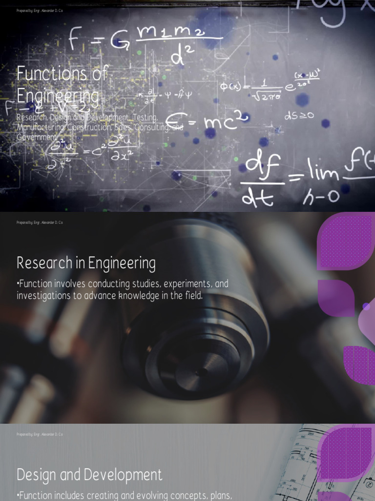 Lec 01 Lesson 01 Functions of Engineer1 | PDF