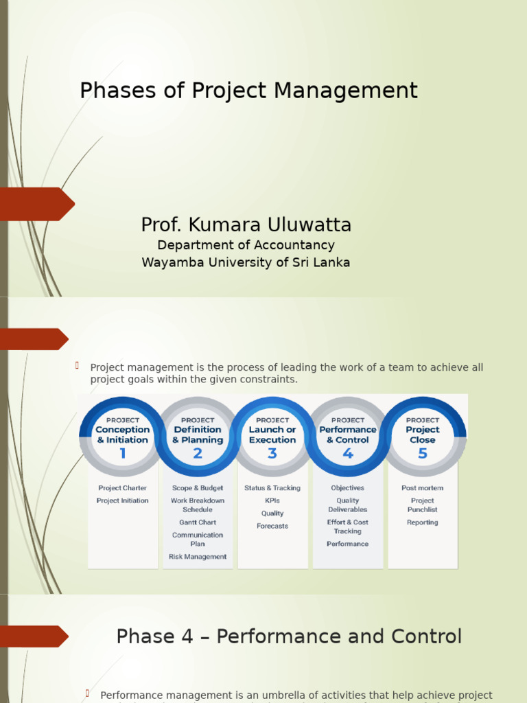 Project Management 4 KU | PDF