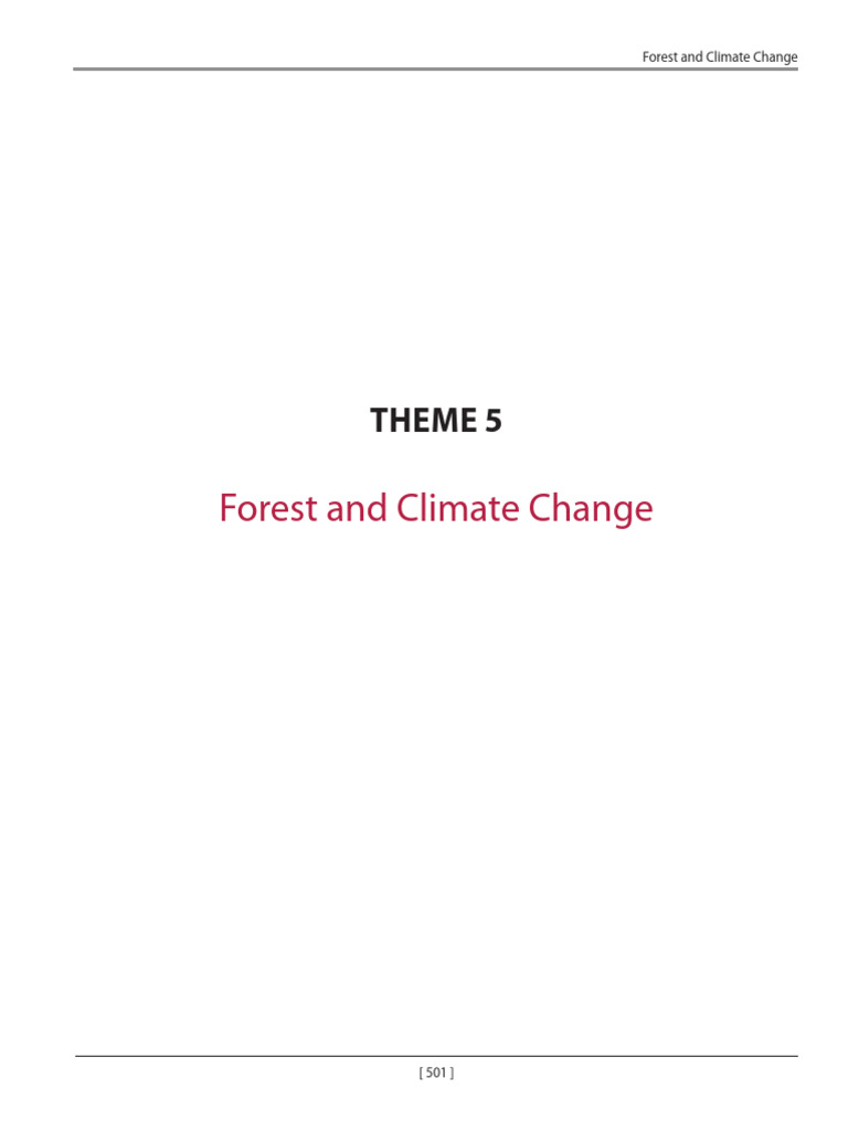 Forests' Role in Climate Change Mitigation | PDF | Climate Change ...