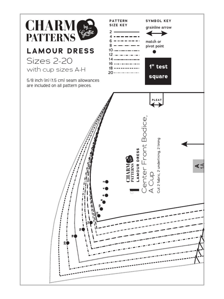Dress Pattern | PDF | Clothing | Sewing