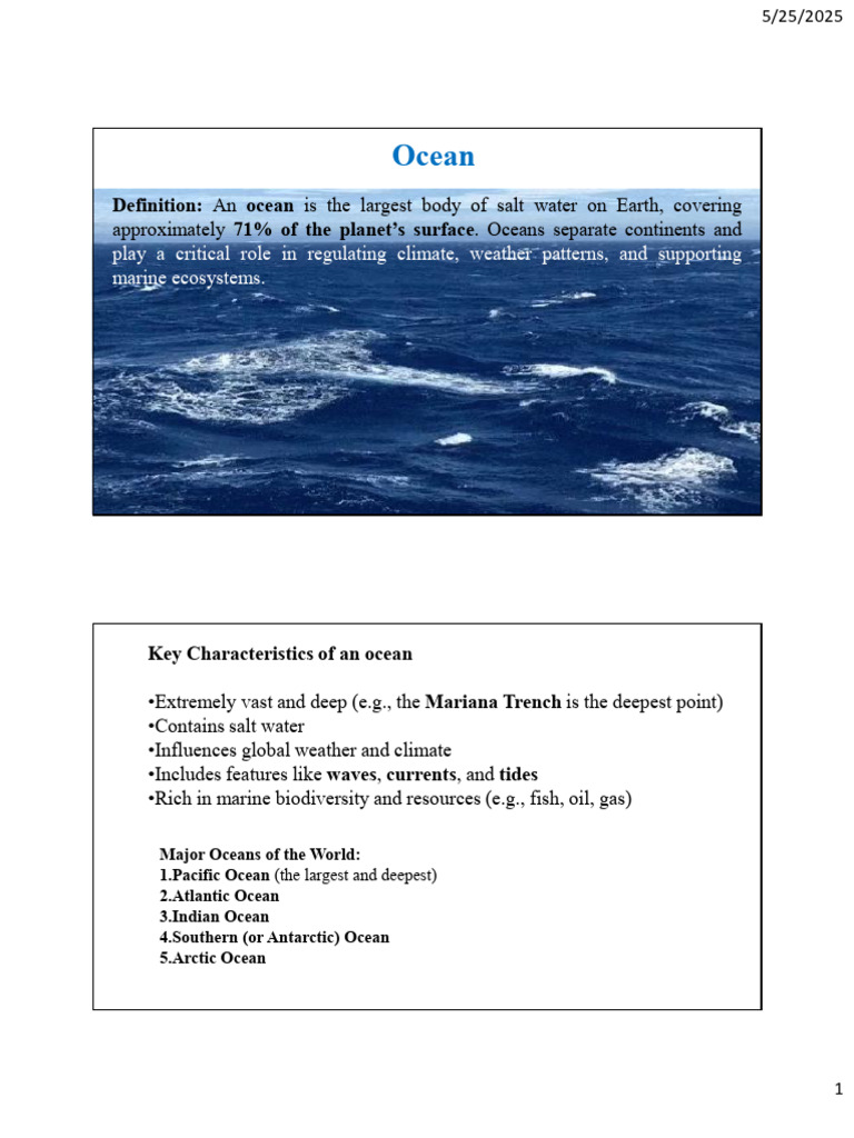 Understanding Oceans and Oceanography | PDF | Oceans | Oceanography