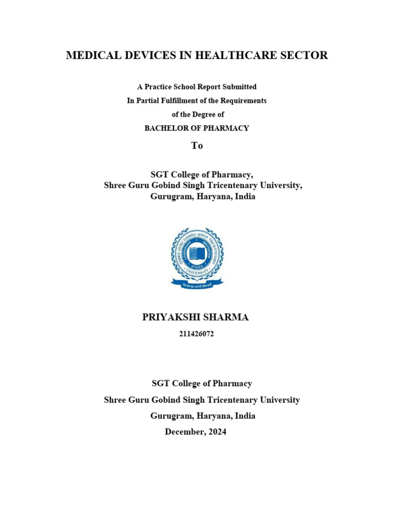 Practice School Project 1 | PDF | Medical Device | Medical Imaging