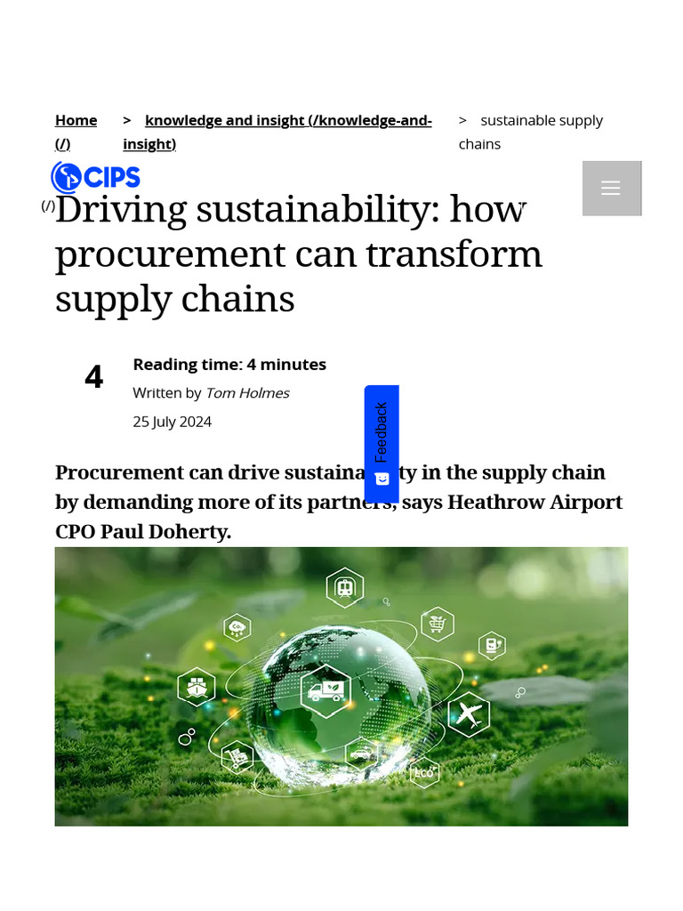 Sustainable Procurement Strategies Explained | PDF | Procurement ...